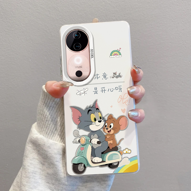 VIVOS19手机壳猫鼠开心摩托