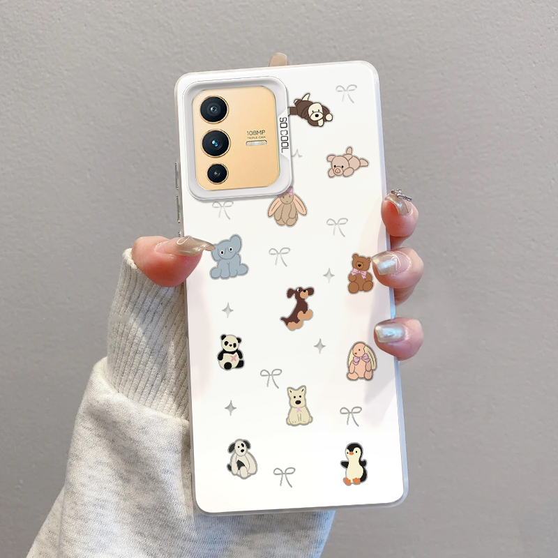 VIVOS12手机壳彩银IMD动物蝴蝶