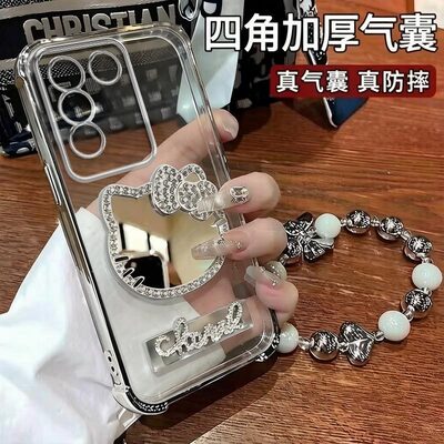VIVOS16水钻KT猫镜子手机壳