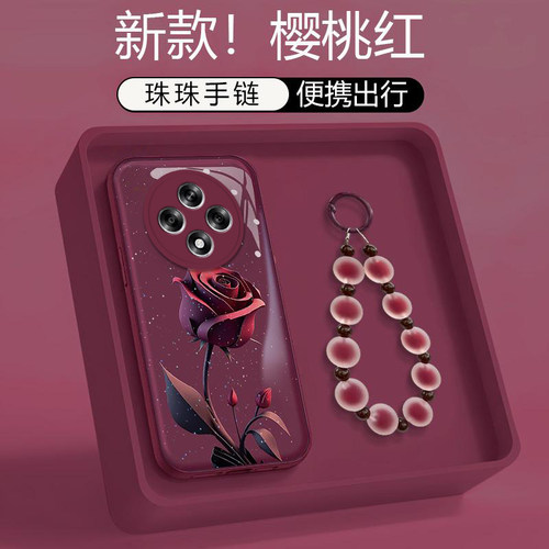 OPPOA3-5G手机壳防摔红玫瑰