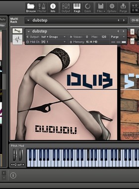 编曲186独家音源 dubstep舞曲电子鼓音源