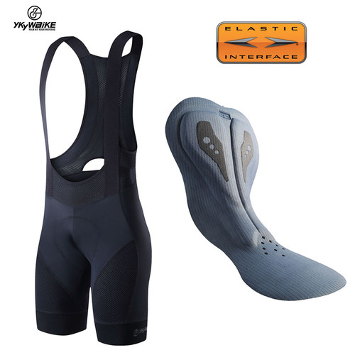 YKYWBIKE背带骑行裤双箭头坐垫男