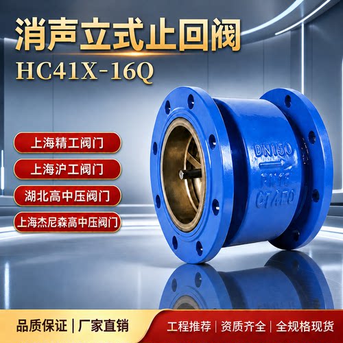 上海沪工精工消声止回阀HC41X