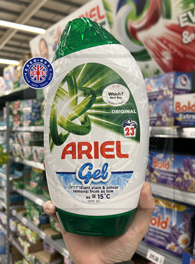 英国原装Ariel碧浪浓缩型洗衣液洗衣啫喱原味清新护色去渍包邮