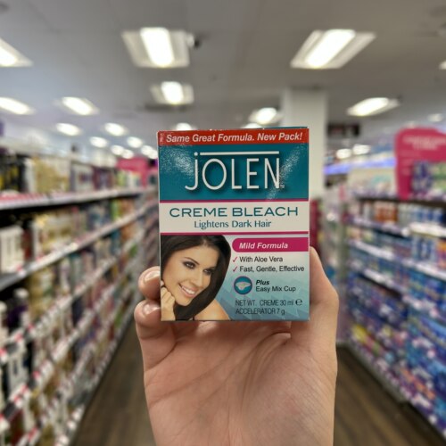 英国原装进口Jolen漂眉膏漂胡剂温和防过敏淡化眉毛汗毛唇毛胡子