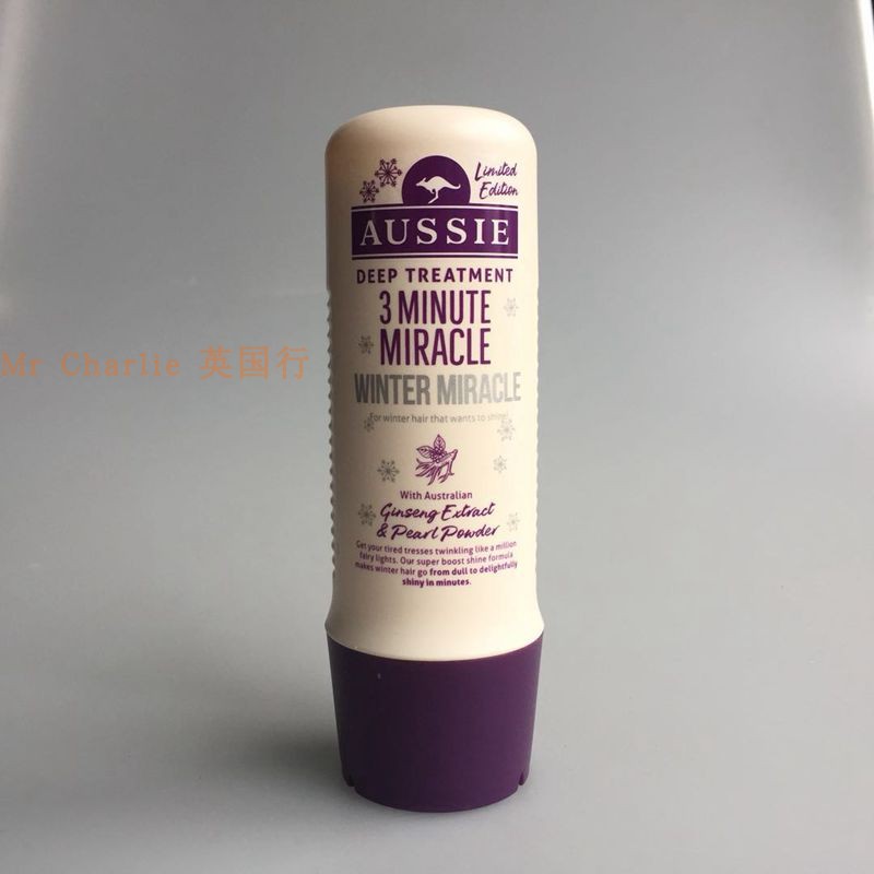 ÉÏÐÂÓ¢¹ú½ø¿Ú´üÊóAussie3·ÖÖÓÉî²ã¿¹¶³·¢Ä¤»¤·¢ËØ250ml