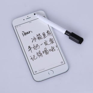 创意iPhone6plus冰箱贴手机冰箱软磁贴留言贴可反复擦写 新款