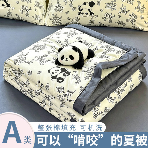 A类母婴级大豆夏凉被机洗空调被