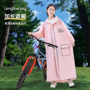 全身暴雨单人电瓶车骑行雨披女款 电动车长款 一体式 雨衣成人新款
