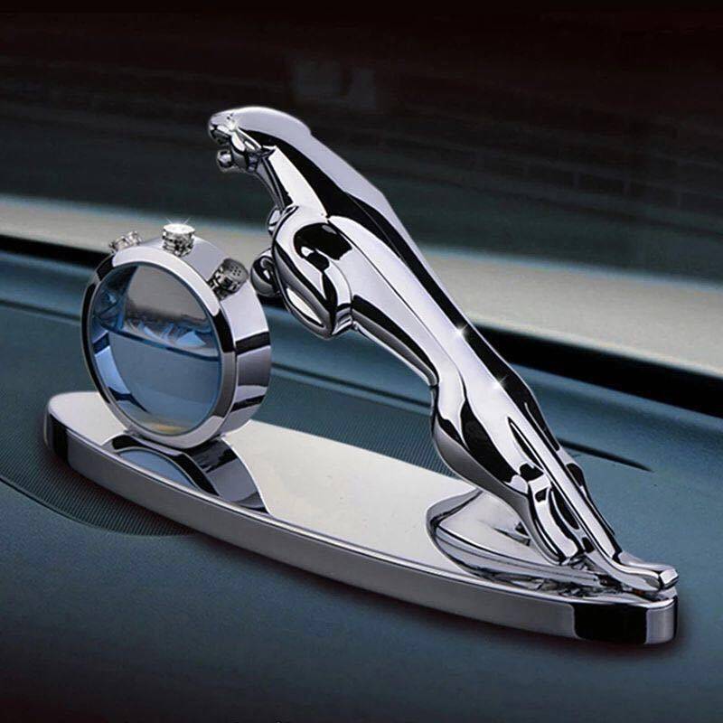 汽车车内车载香水车上装饰品摆件新款高档小车金钱豹工艺品用品男