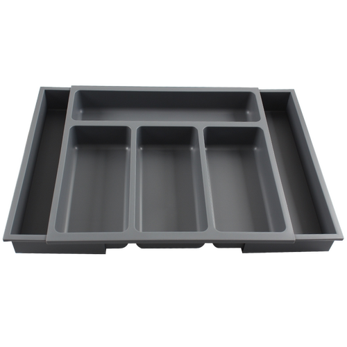 天力厨房橱柜抽拉式分类盘 塑料沥水盘 碗碟刀具沥干座收纳QD041