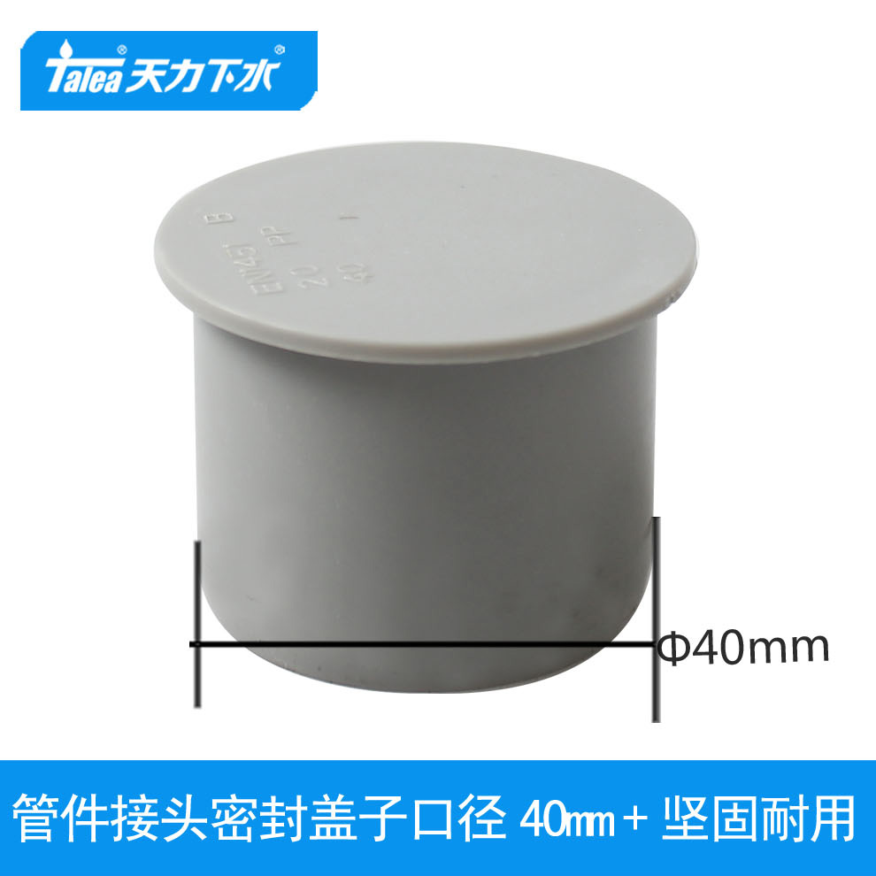 天力40塑料管堵盖4公