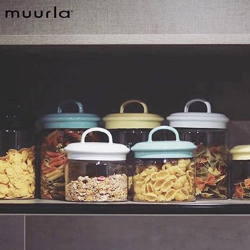 Finland muurla Solid series Glass Coarse Cereals Storage tank household Dry Fruits food Storage tank Canisterin the Kitchen/Cooking utensils , Kitchen Gadgets/Kitchen storage , Storage jars/Kitchen storage containers , Canister  category - from Buy2taobao.com to provide professional Taobao agent buy service