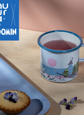 芬兰muurla姆明搪瓷杯马克杯370ml亚美杯子150m儿童水杯550ml