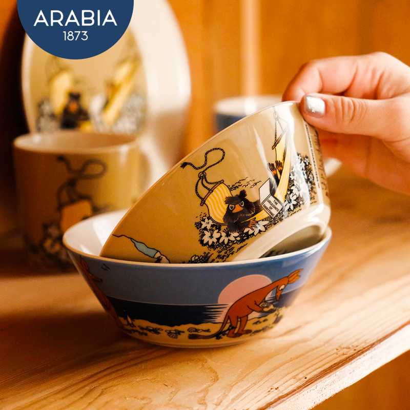Arabia姆明餐具陶瓷碗