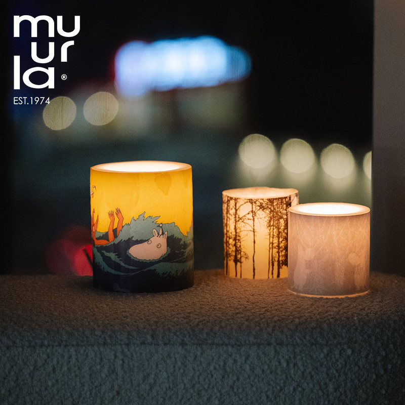 芬兰muurla姆明北欧风氛围蜡烛