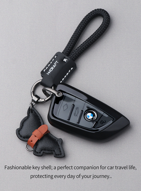 适用宝马5系钥匙套530刀锋3系五系x1x2x3x5包i3三系330壳325li扣7