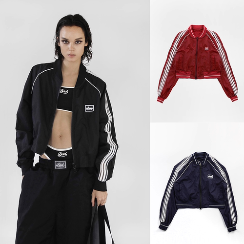 韩国潮牌badblood美式运动夹克短款外套街头宽松辣妹学院风棒球服