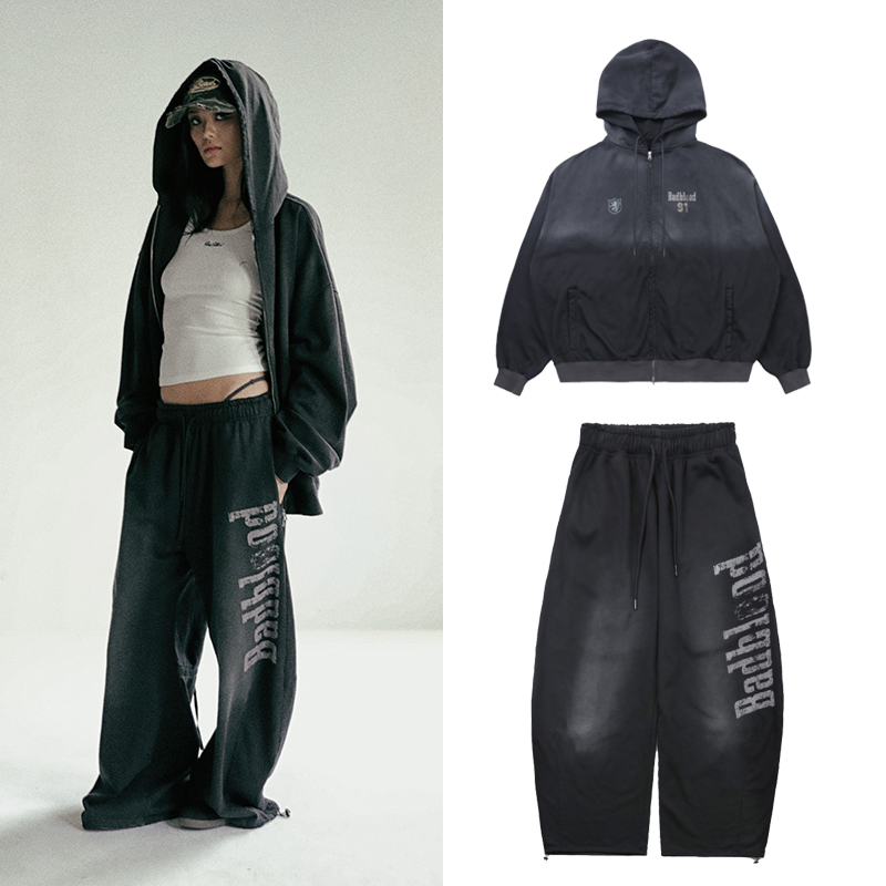 韩国badblood美式复古卫衣