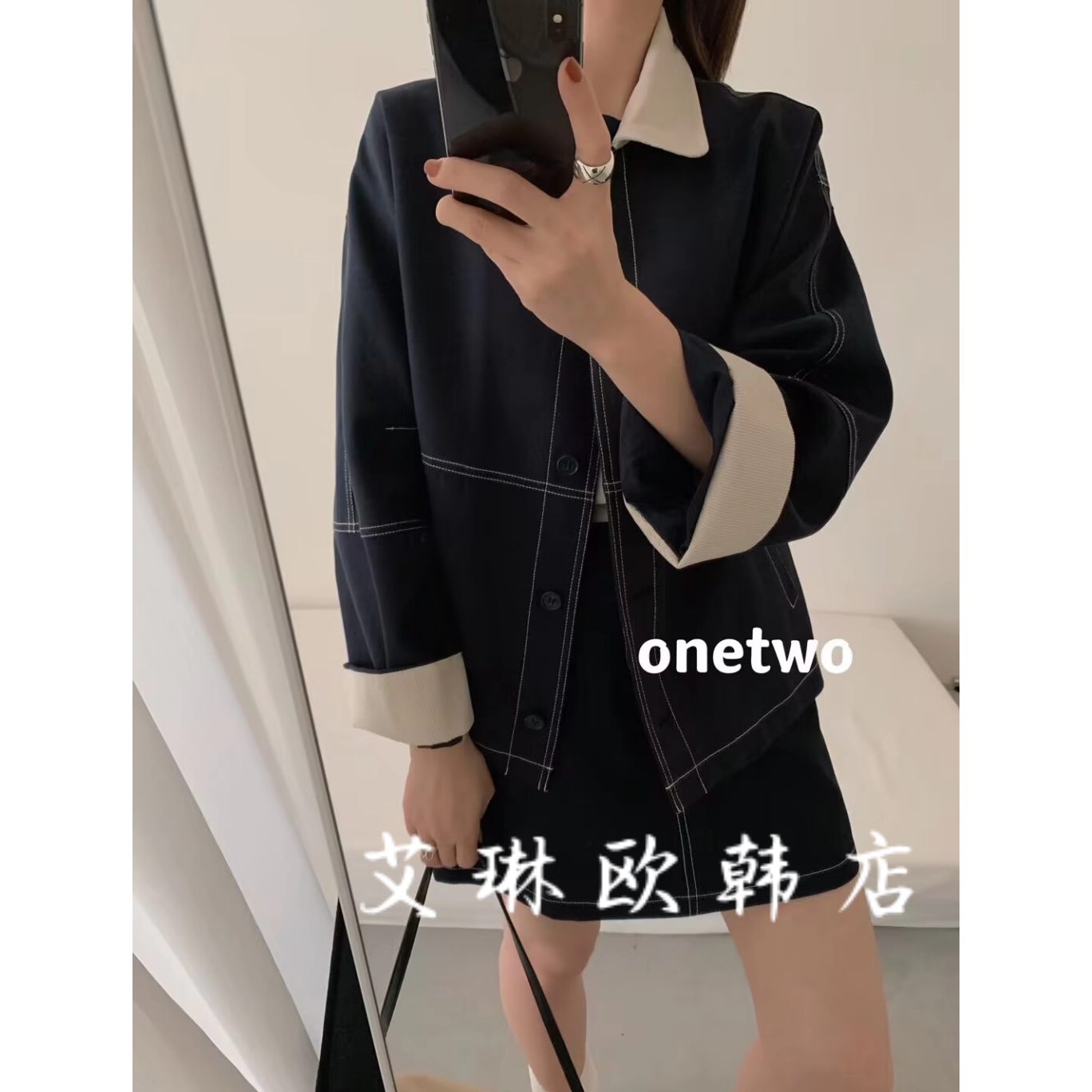 QS67071/67072秋外套半身裙套装