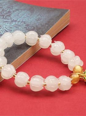 同款暮山琉璃胭脂雪铃幸运手链兰花龙铃铛手串圈好运手串毕业礼物