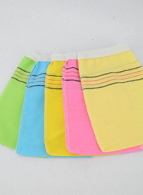 搓澡巾薄款单层沐浴擦紧口双面粗纱粒浴池一次性单巾大澡巾搓泥布