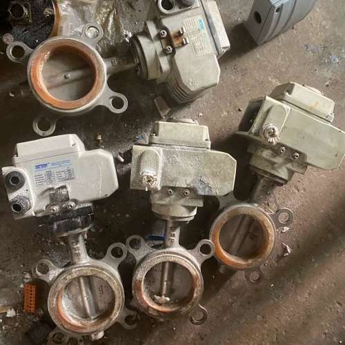 TACWELL电动蝶阀，型号TE50，24VDC供电，输入信