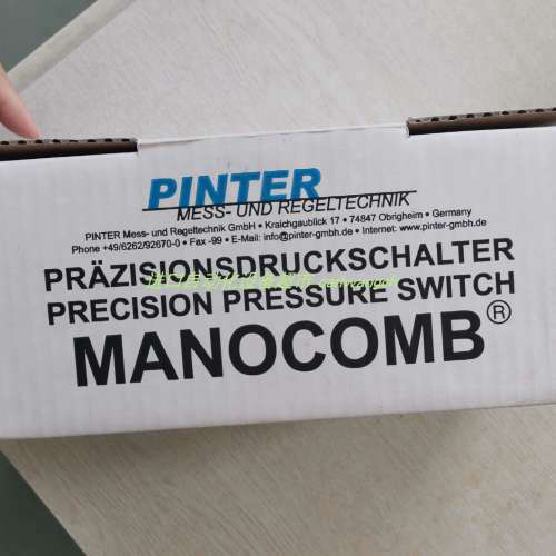 MANOCOMB-IP65/2KA 0-16BAR压力开关PINTER