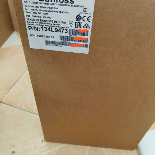 丹佛斯变频器带包装8台 CDS803P10KT4E20H