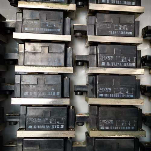 ABB变频器整流单元拆机IXYS可控硅整流模块MCD224-20io1拆机