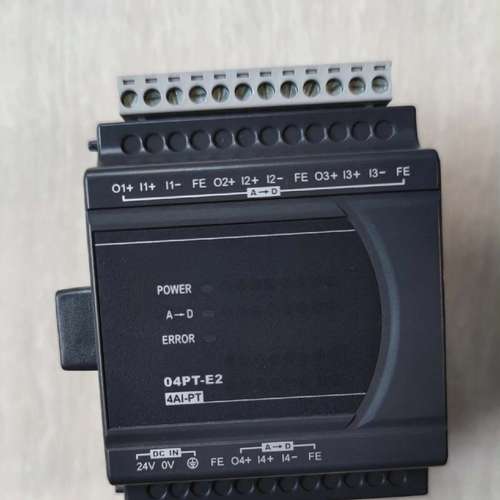 台达PLC扩展DVP04PT-E2成色实物图，功能正常