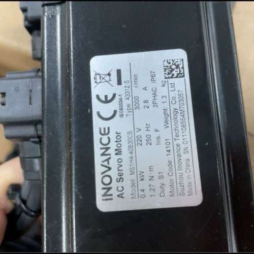 汇川400W伺服电机MS1H1-40B30CB-A331Z