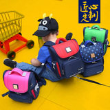 儿童书包幼儿园高档男小学生一年级1-3-5岁宝宝防走失加logo定制