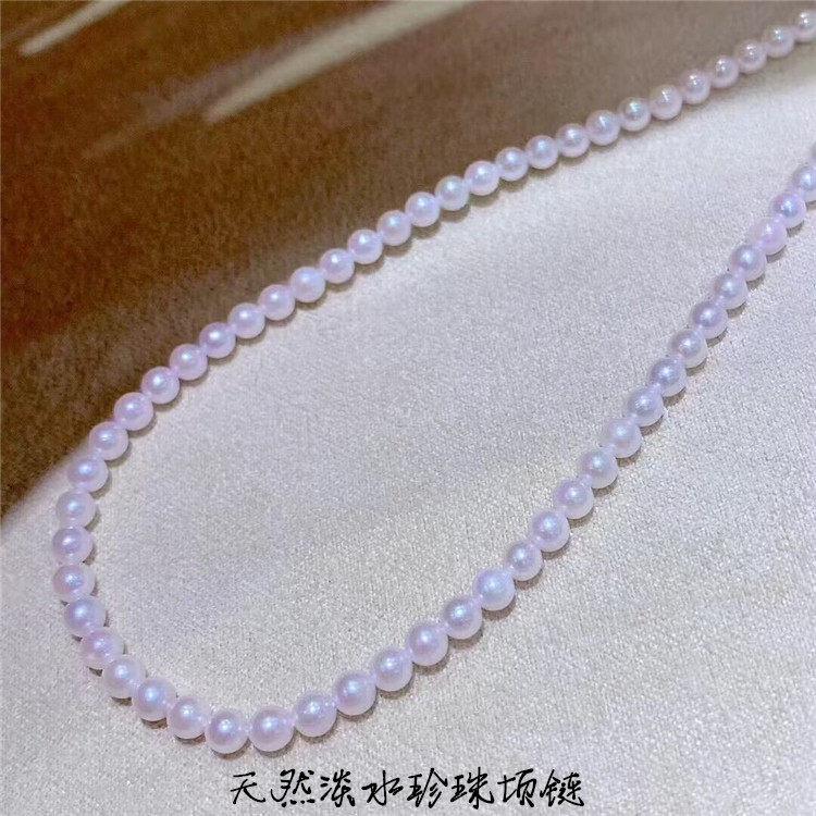 天然淡水珍珠项链小颗粒