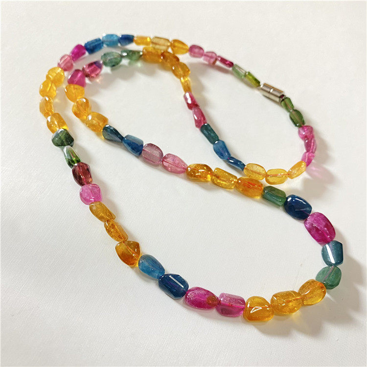 天然水晶老矿糖果色碧玺随形珠三圈手链女款水晶碧玺手串饰品礼物,饰品/流行首饰/时尚饰品新,手饰/手串,淘宝优惠券,粉丝福利购,淘宝优惠卷