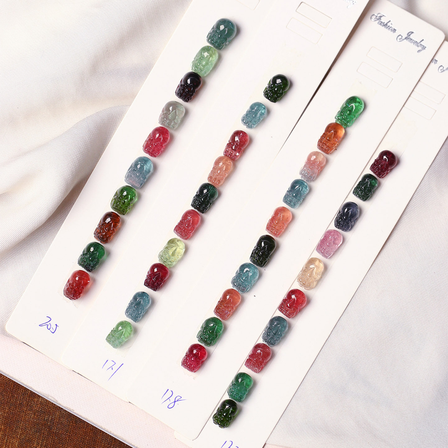 克价200 精品天然老矿糖果色碧玺雕刻貔貅款手链女款碧玺手饰饰品