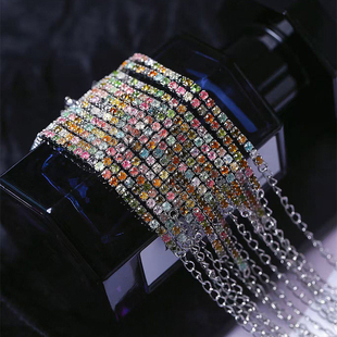 女款 爆款 手链 天然碧玺镀银托镶嵌款 彩宝碧玺精工彩宝饰品 福利