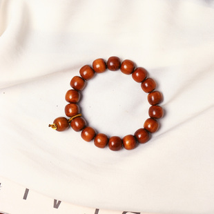 天然雷击枣木手链雷击木老型珠原创款手串男女款文玩木头手链饰品