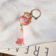 手工原创宋锦招财猫流苏款 挂饰礼物 民族风款 包挂钥匙扣 女款