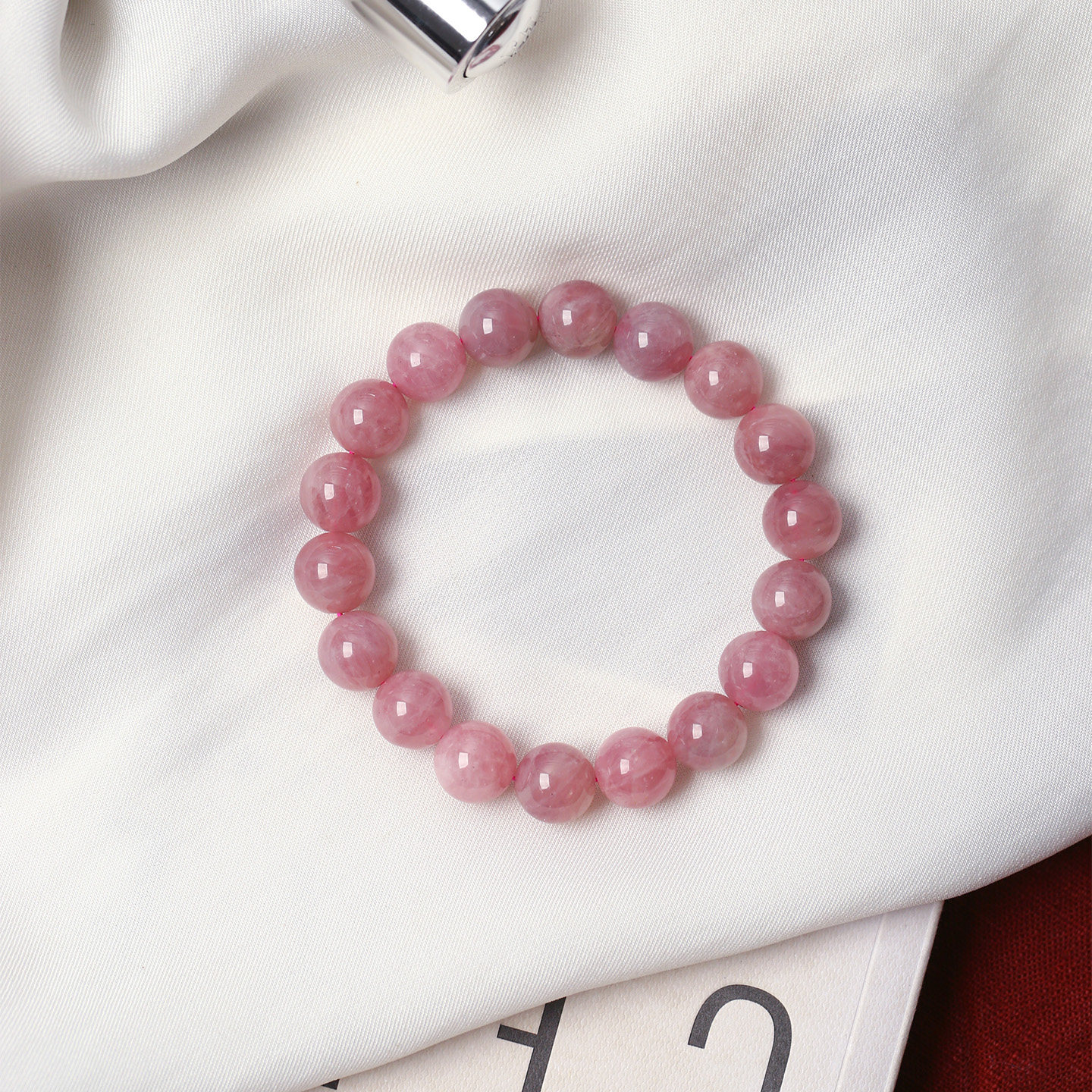 工厂处理 天然粉水晶老矿马粉圆珠款单圈手链 女款粉晶手串饰品,饰品/流行首饰/时尚饰品新,手饰/手串,淘宝优惠券,粉丝福利购,淘宝优惠卷