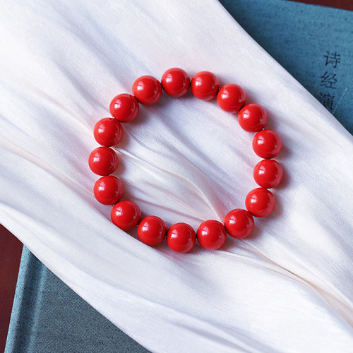 精品红砂原矿朱砂红砂圆珠