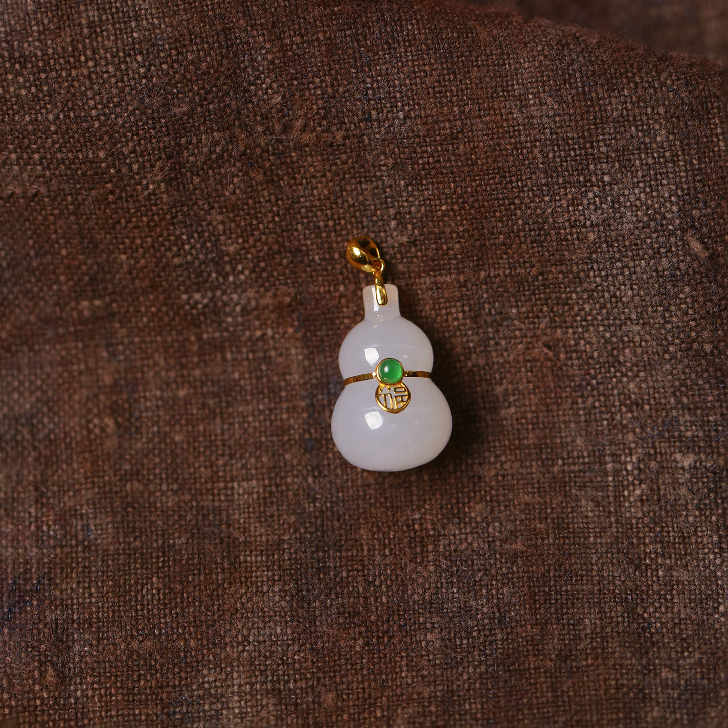 天然和田玉俄料羊脂白玉18K金镶嵌葫芦款吊坠 女款玉石挂坠饰品,珠宝/钻石/翡翠,颈饰,淘宝优惠券,粉丝福利购,淘宝优惠卷