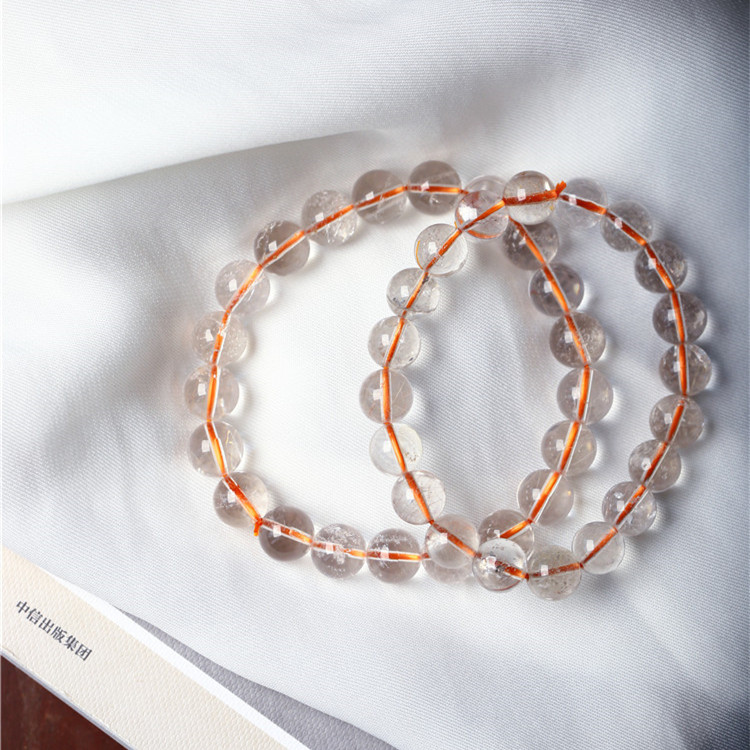 工厂处理价天然水晶发晶单圈手链发丝少有棉女款水晶手串饰品,饰品/流行首饰/时尚饰品新,手饰/手串,淘宝优惠券,粉丝福利购,淘宝优惠卷