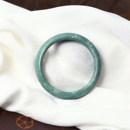 百搭手饰 陕西蓝田玉手镯浅蓝色玉石镯子 工厂处理福利 天然正品