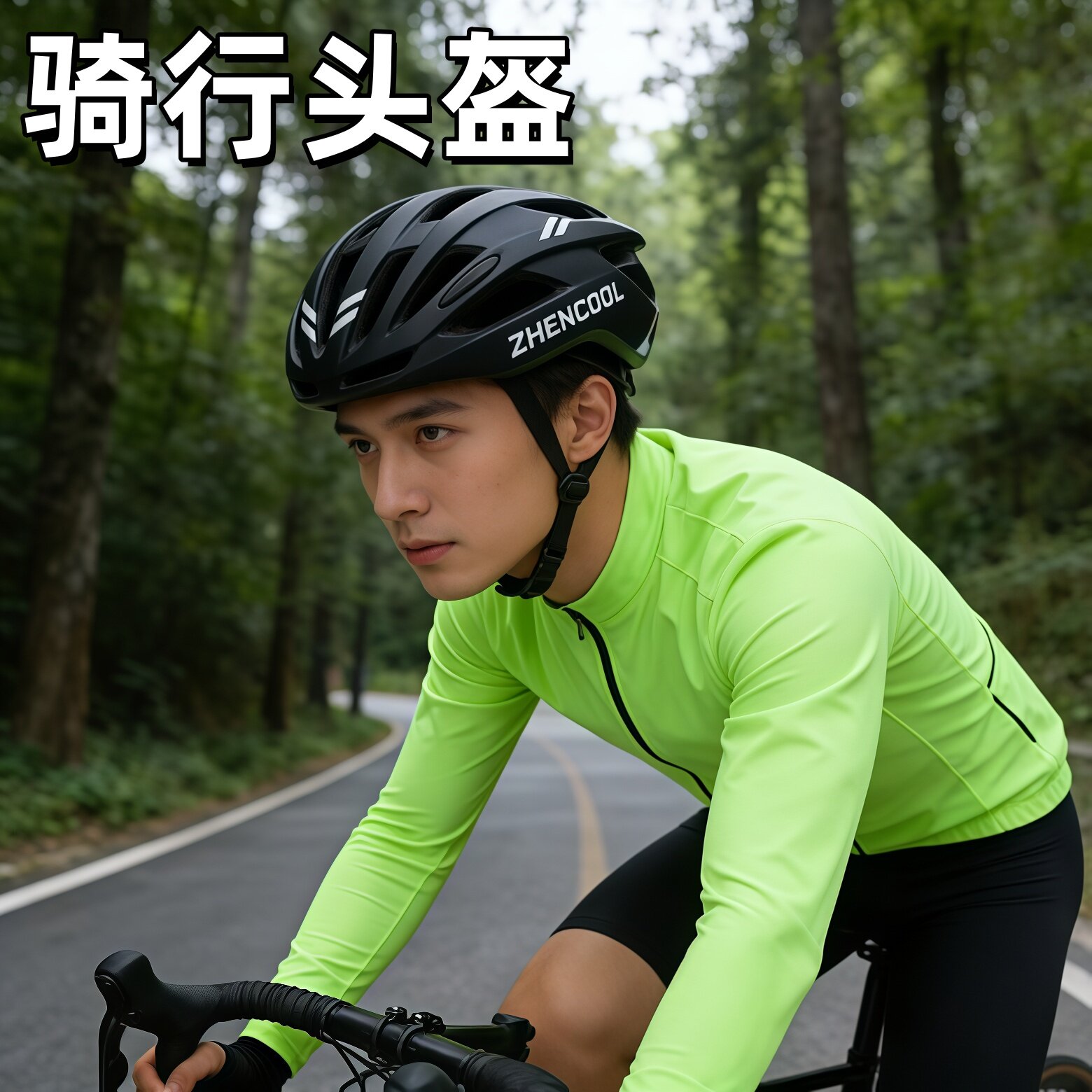 骑行头盔男款透气安全2026新款高端公路车自行车山地车骑行装备