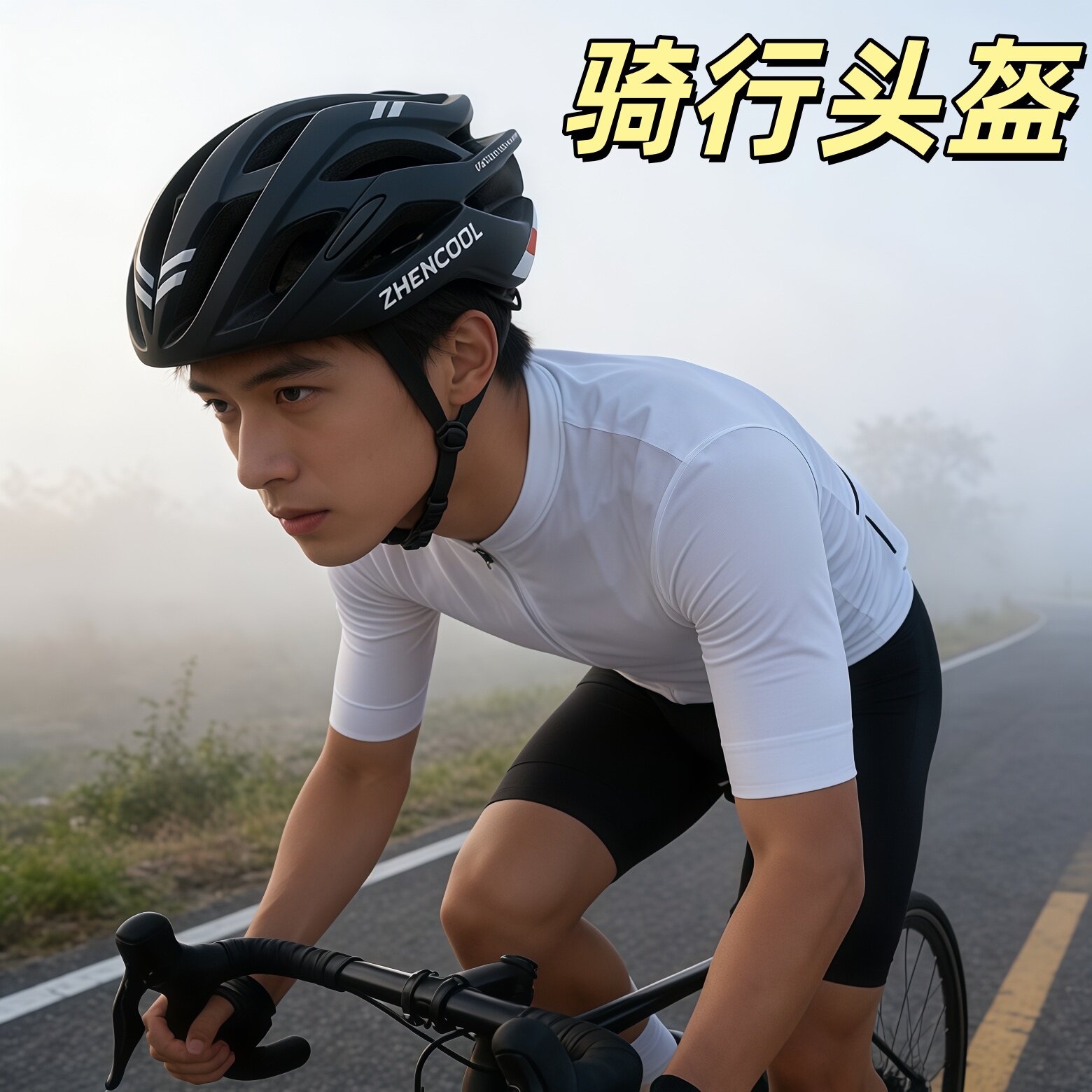 骑行头盔男款高端山地车公路车自行车透气安全 2026 新款骑行装备
