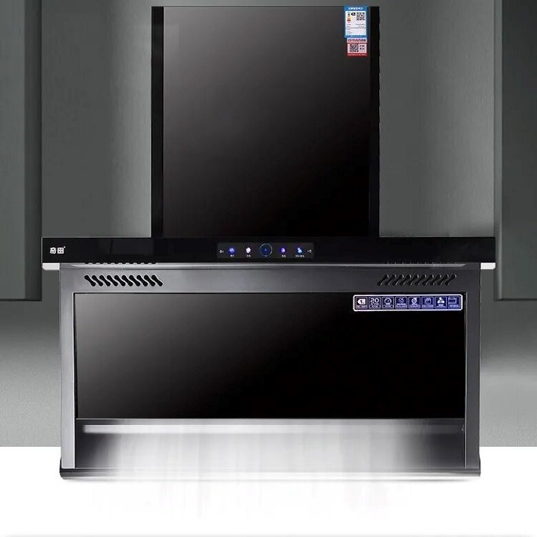 奇田顶侧双吸抽油烟机自动清洗热除油智能体感控制CXW-360-D07