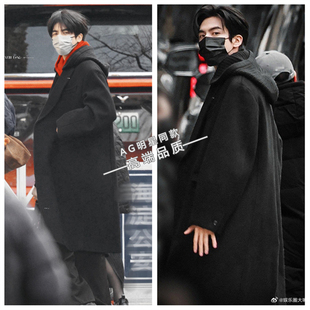 宋威龙春晚同款大衣外套毛呢西装毛衣针织衫上衣裤子套装2026马年