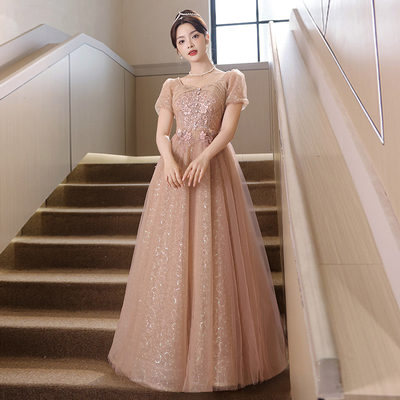 大码晚礼服女新款胖mm200斤小众