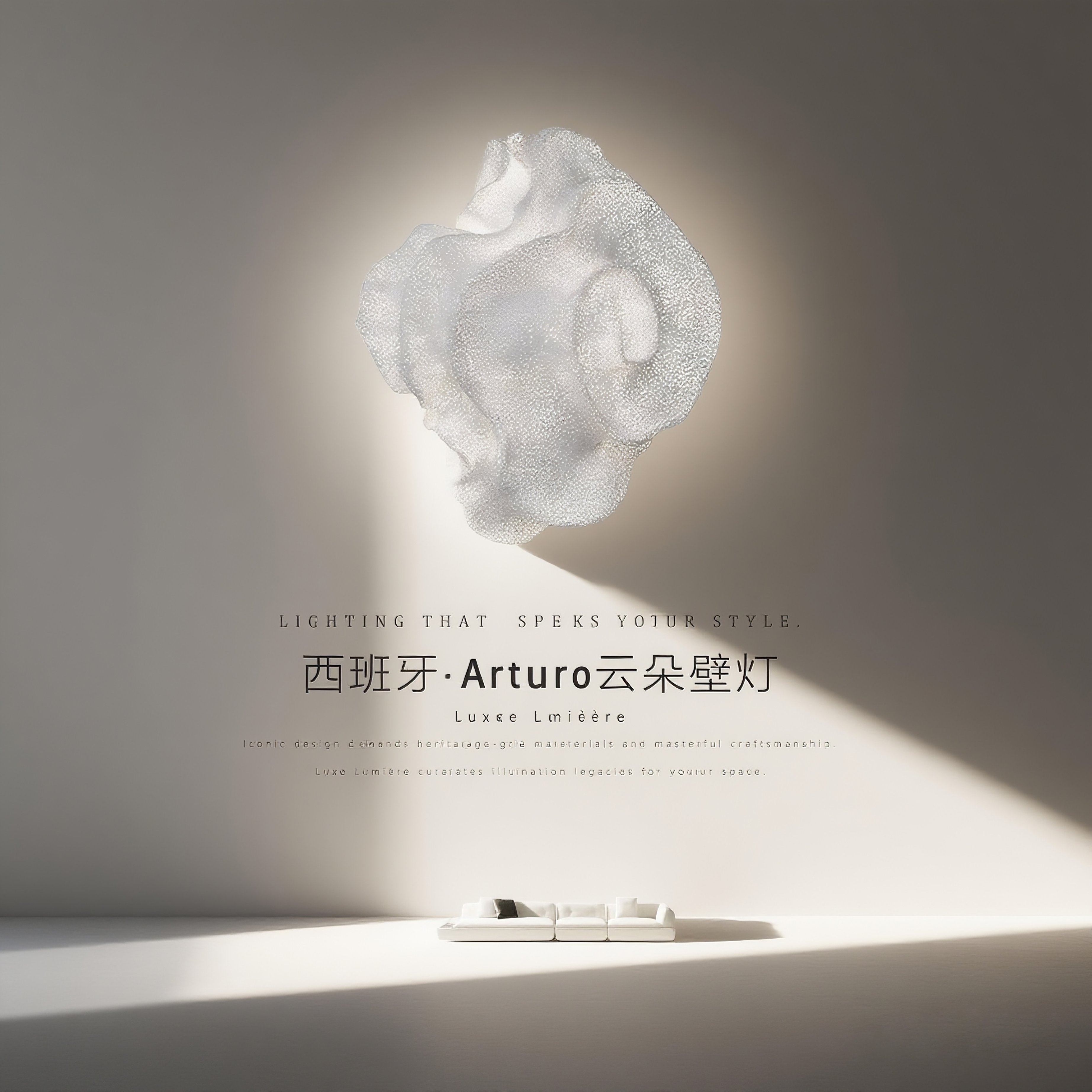 西班牙Arturo Alvarez云朵壁灯设计师客厅卧室过道玄关氛围装饰灯